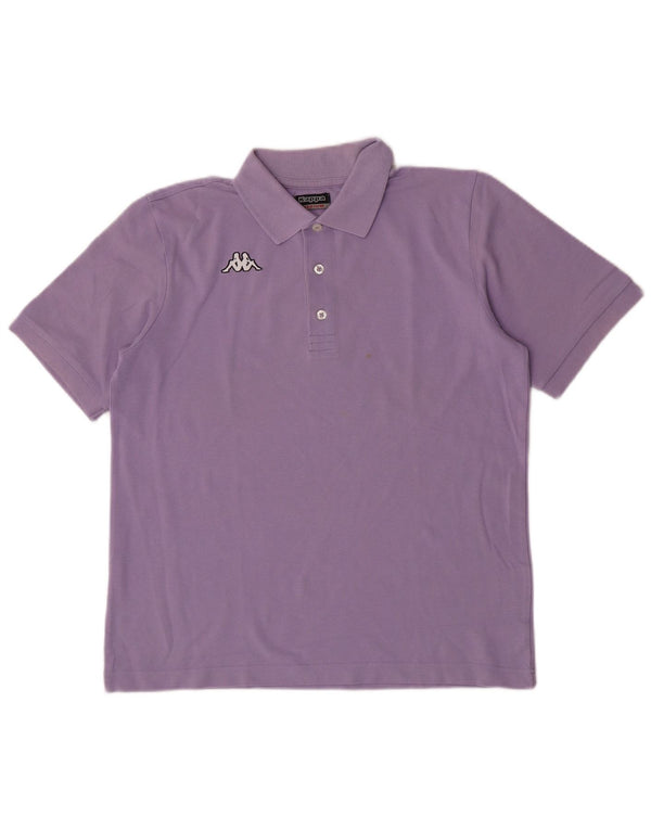 Camisa polo masculina Kappa médio algodão roxo