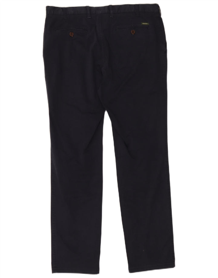 Calça Chino Masculina Barbour Regular Fit IT 48 Médio W36 L32 Azul Marinho