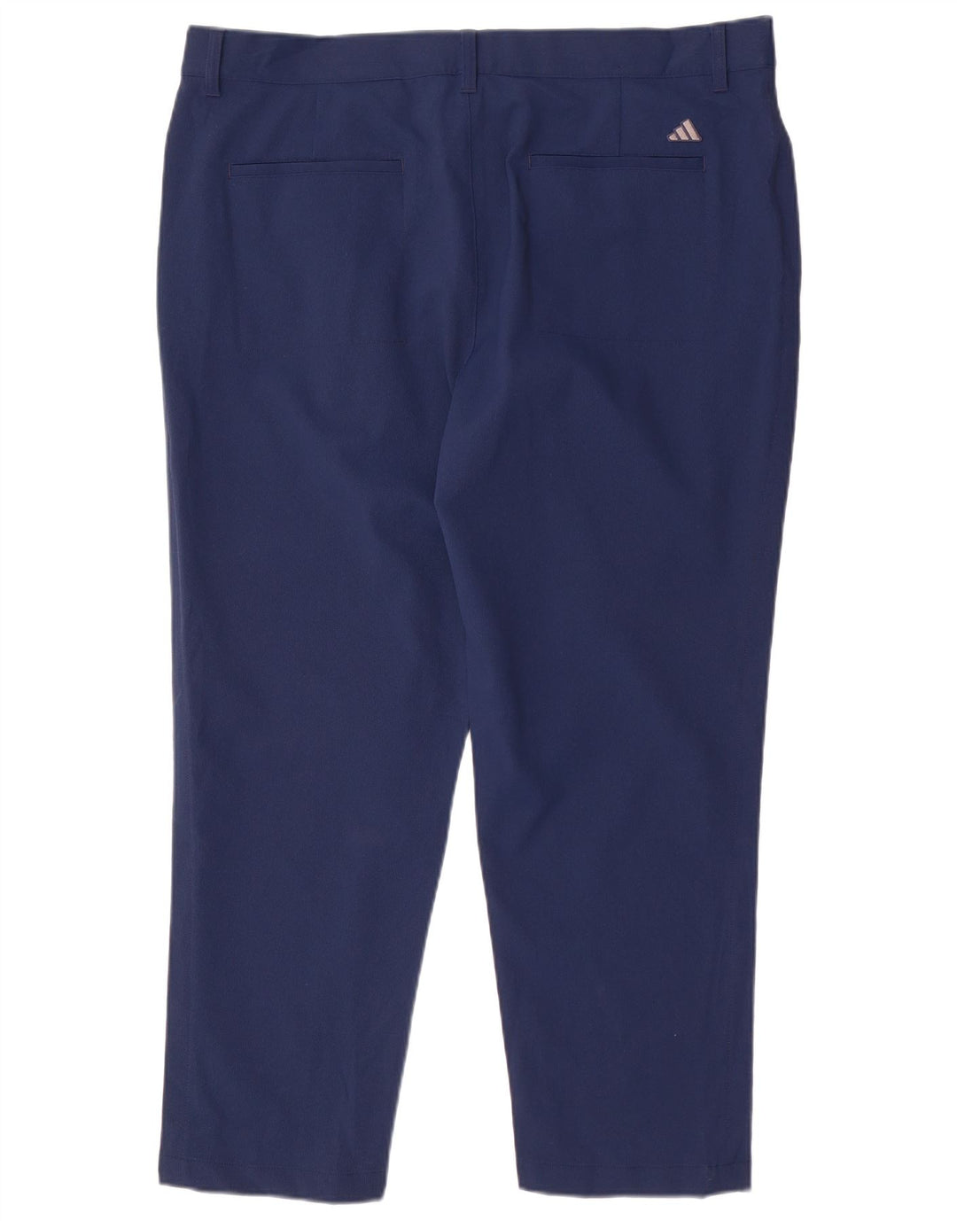 Calça Chino Adidas Masculina Pegged W38 L28 Azul Marinho Poliéster