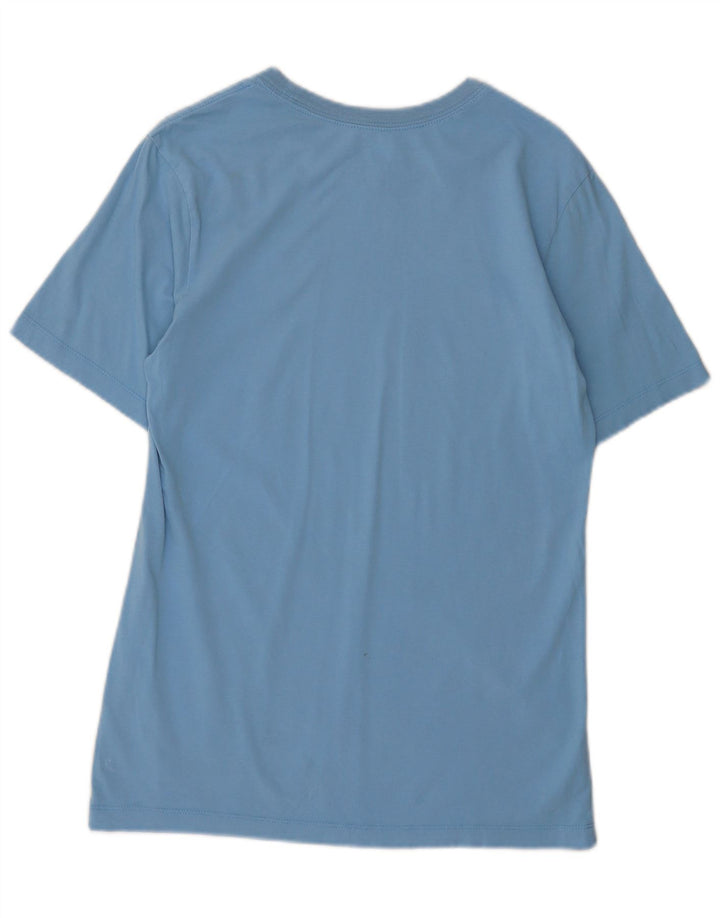 Camiseta Nike masculina gráfica Top pequeno algodão azul
