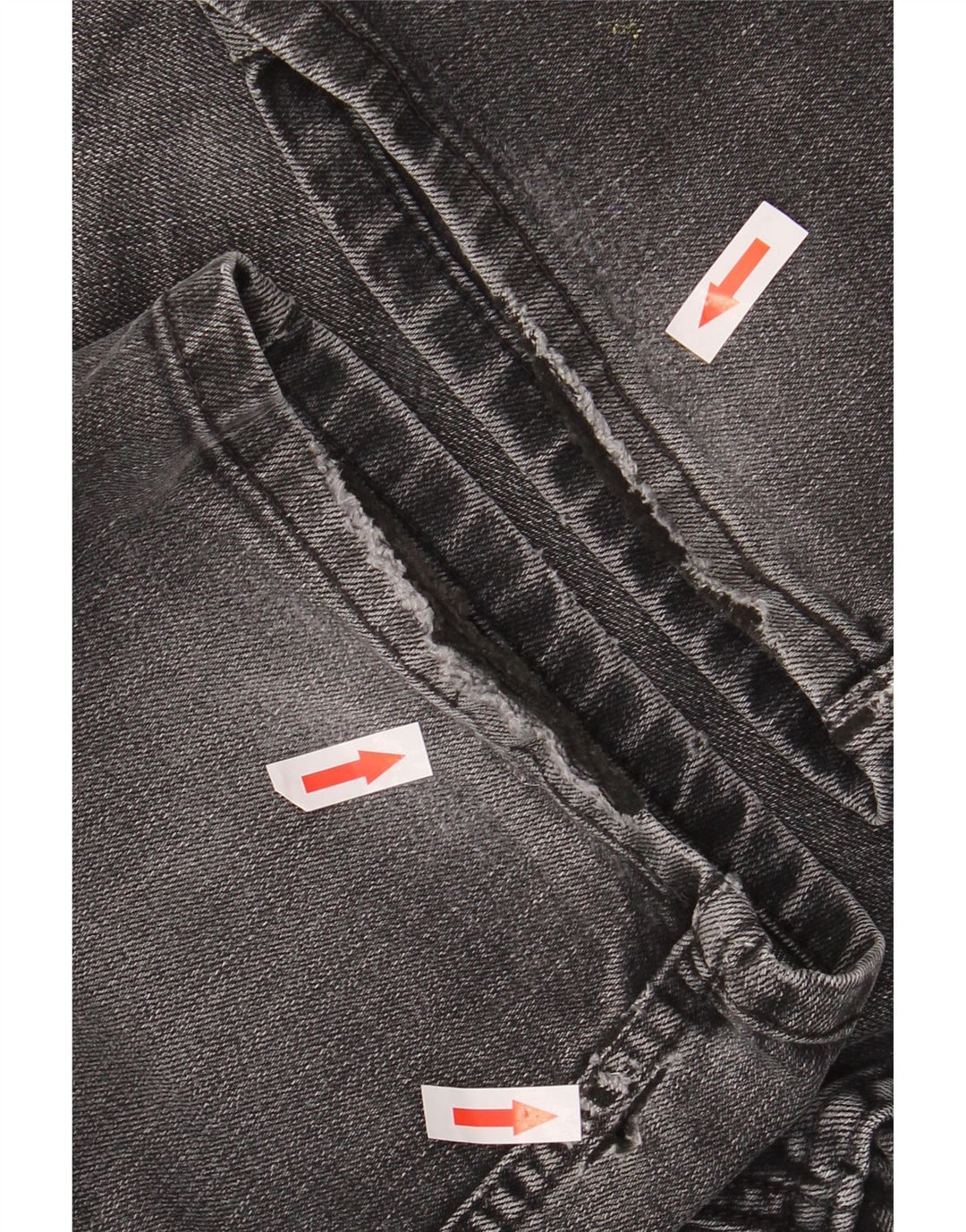 Calças Jeans Masculinas Tapered Marks & Spencer W36 L29 Cinza Algodão