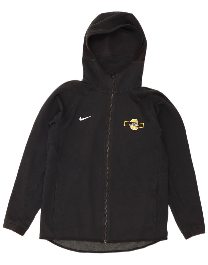 Suéter Nike Masculino Unity Legends Graphic Zip com capuz médio preto poliéster