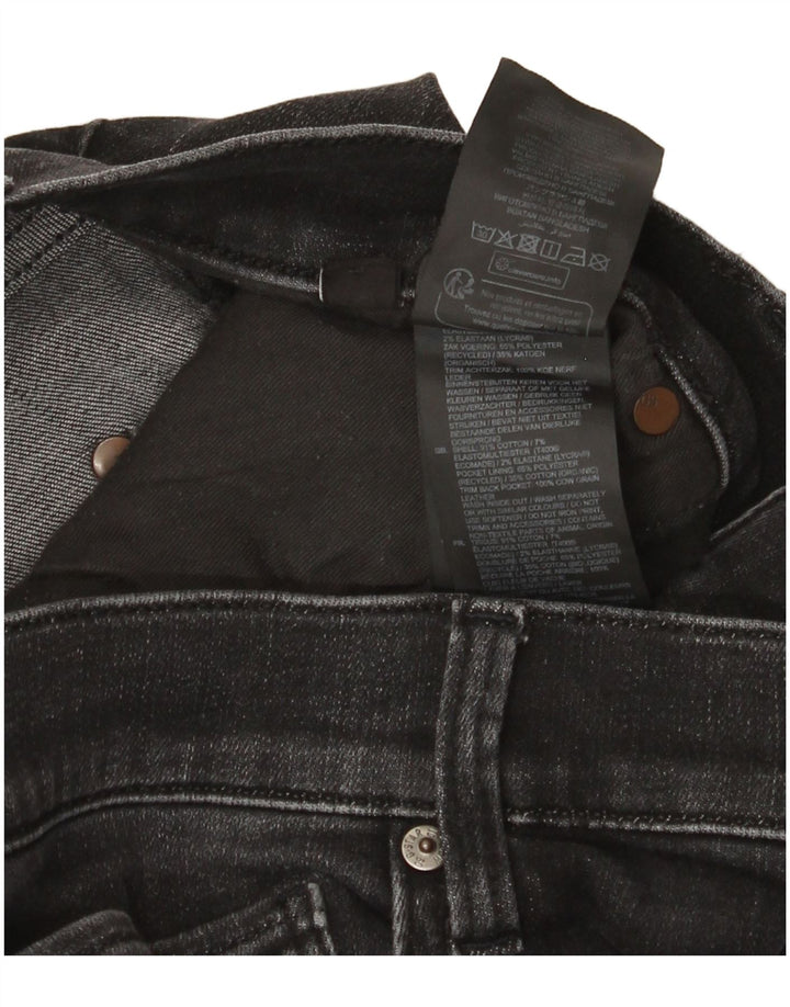 G-Star Masculino Slim Jeans W36 L30 Algodão Preto
