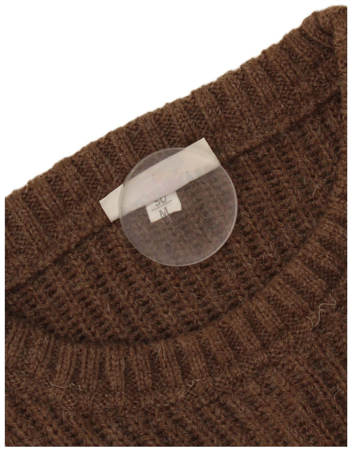 Suéter masculino Setball com gola redonda IT 50 bloco colorido marrom médio