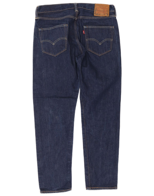 Levi's Masculino 501 CT Straight Jeans W34 L32 Azul Algodão