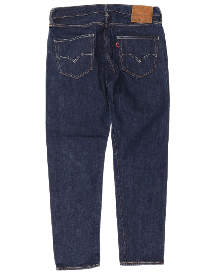 Levi's Masculino 501 CT Straight Jeans W34 L32 Azul Algodão