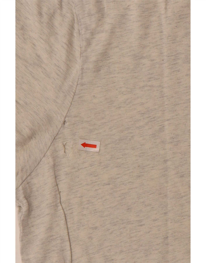 Camiseta masculina PEPE Jeans com ajuste regular gráfico top médio cinza algodão