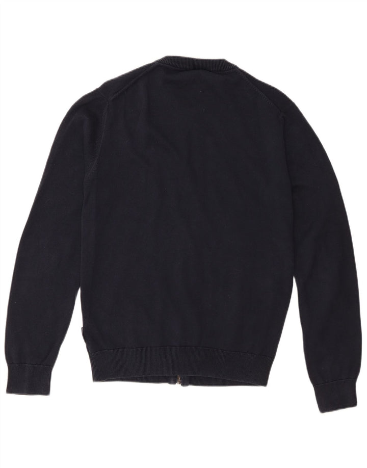 Suéter Cardigan Masculino French Connection Pequeno Algodão Azul Marinho