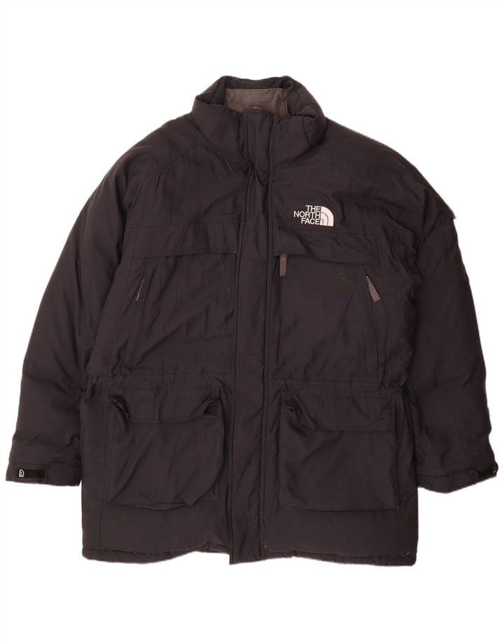 Jaqueta acolchoada masculina The North Face UK 40 grande nylon preto