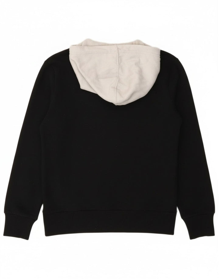 Suéter com capuz gráfico Converse Boys 10-11 anos médio preto colorblock