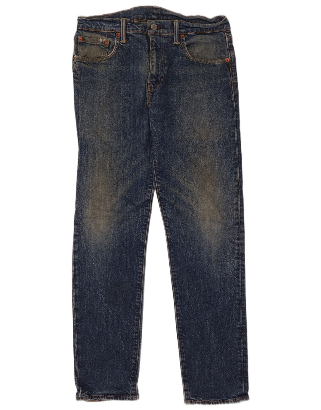 Levi's Mens Slim Jeans W30 L32 Azul Algodão
