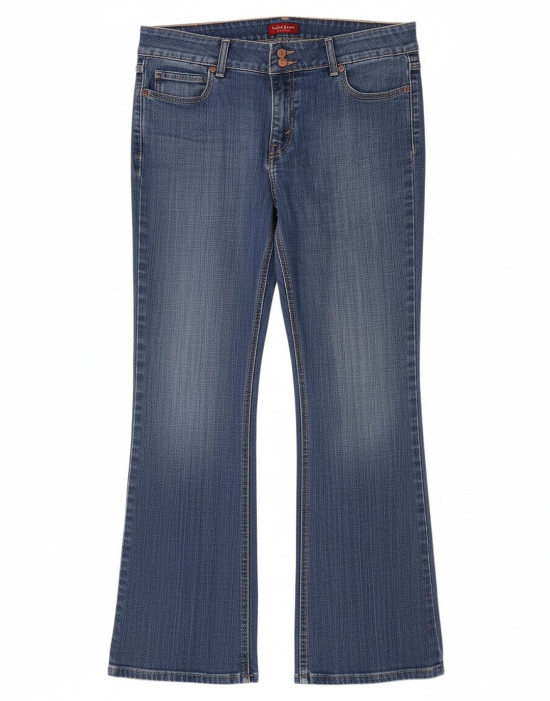 Calça jeans feminina Bootcut LEVI'S US 12 grande W34 L31 algodão azul