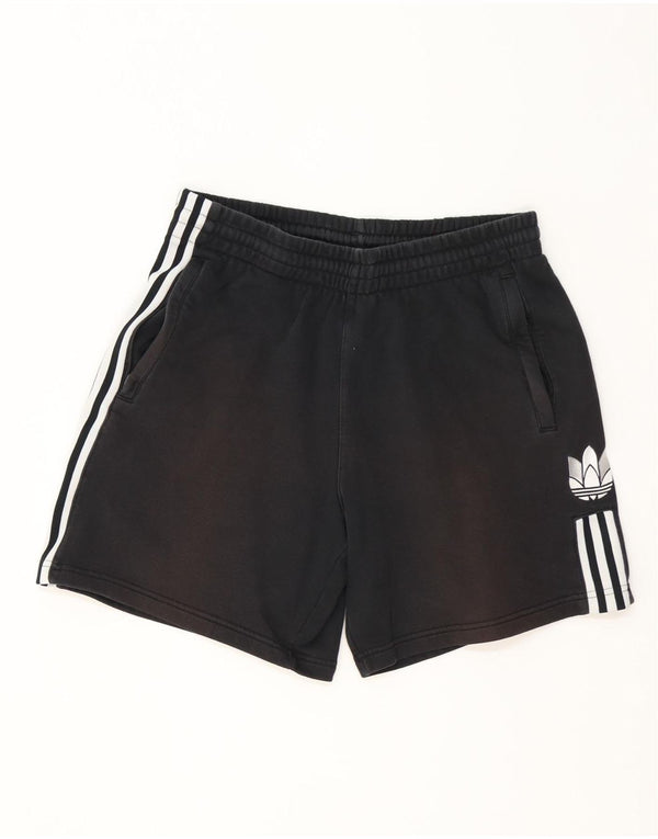 Adidas Mens Sport Shorts Grande Algodão Preto