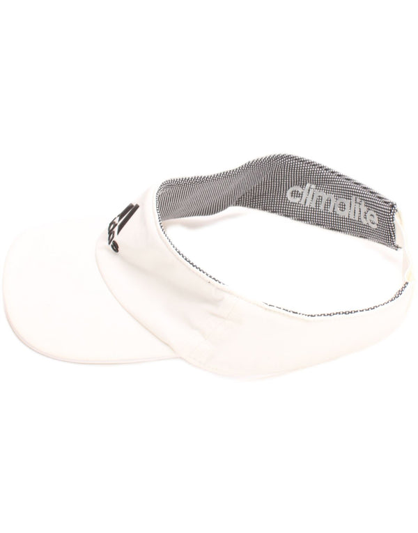 Boné Adidas Masculino Climalite Tennis Graphic Visor Tamanho Único Branco Esportivo
