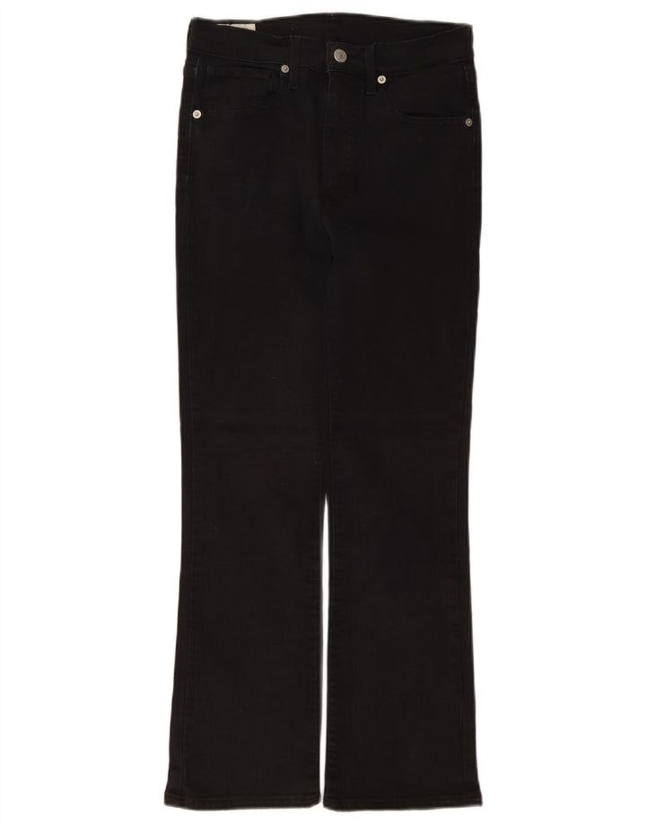 Jeans retos femininos Levi's W27 L25 algodão preto
