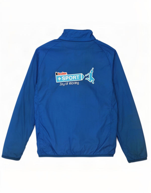 Jaqueta Puma Boys Italia Graphic Tracksuit Top 13-14 anos Azul Poliéster