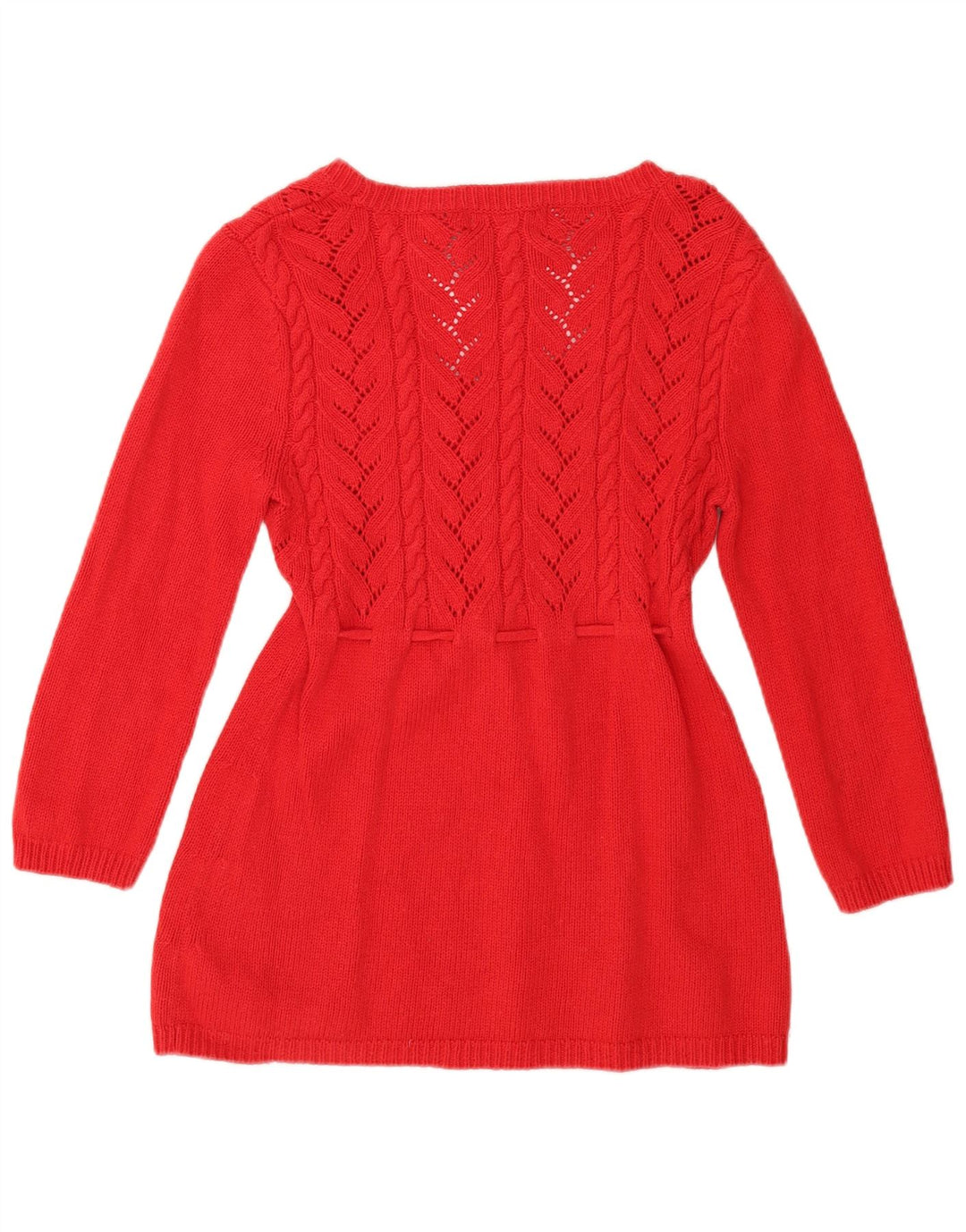 Suéter feminino MICHAEL KORS manga 3/4 com gola canoa Reino Unido 12 médio vermelho