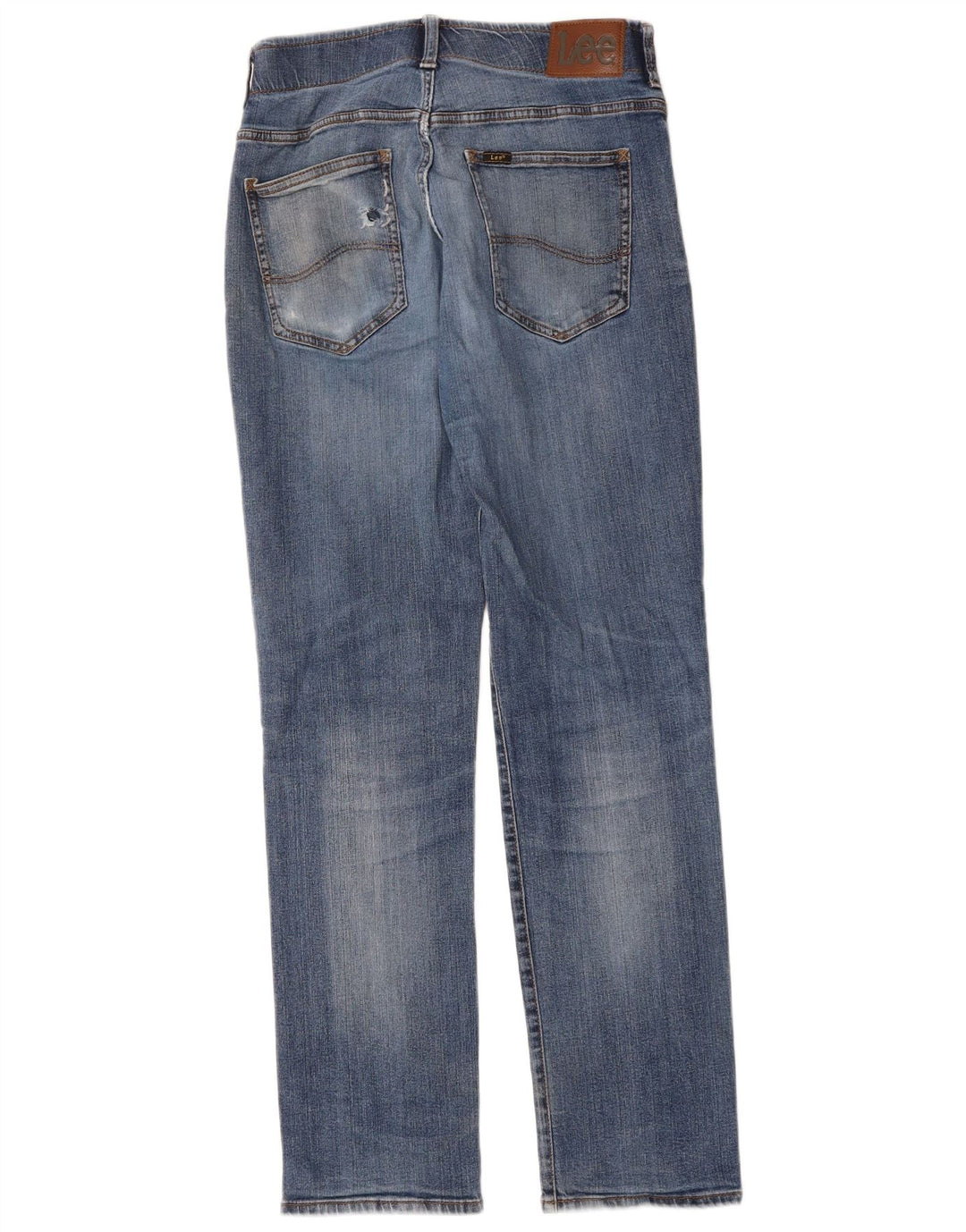 Jeans retos masculinos LEE W30 L32 algodão azul