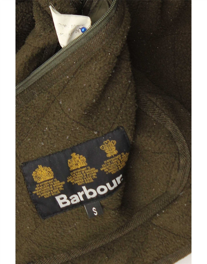 Jaqueta acolchoada masculina Barbour UK 36 poliamida verde pequena