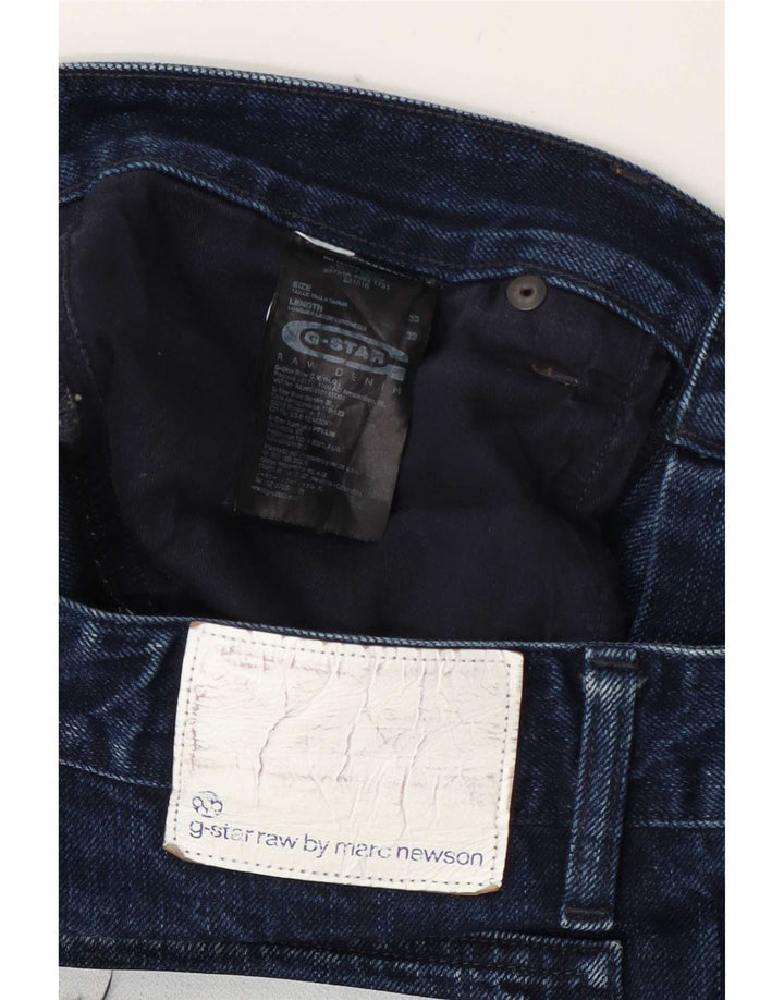 Jeans retos masculinos G-Star W33 L32 algodão azul