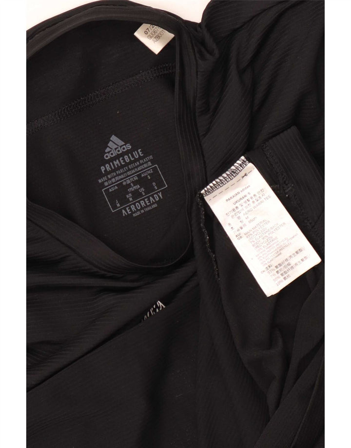 Adidas Mens Prime Blue Graphic Camiseta Top Pequeno Poliéster Preto