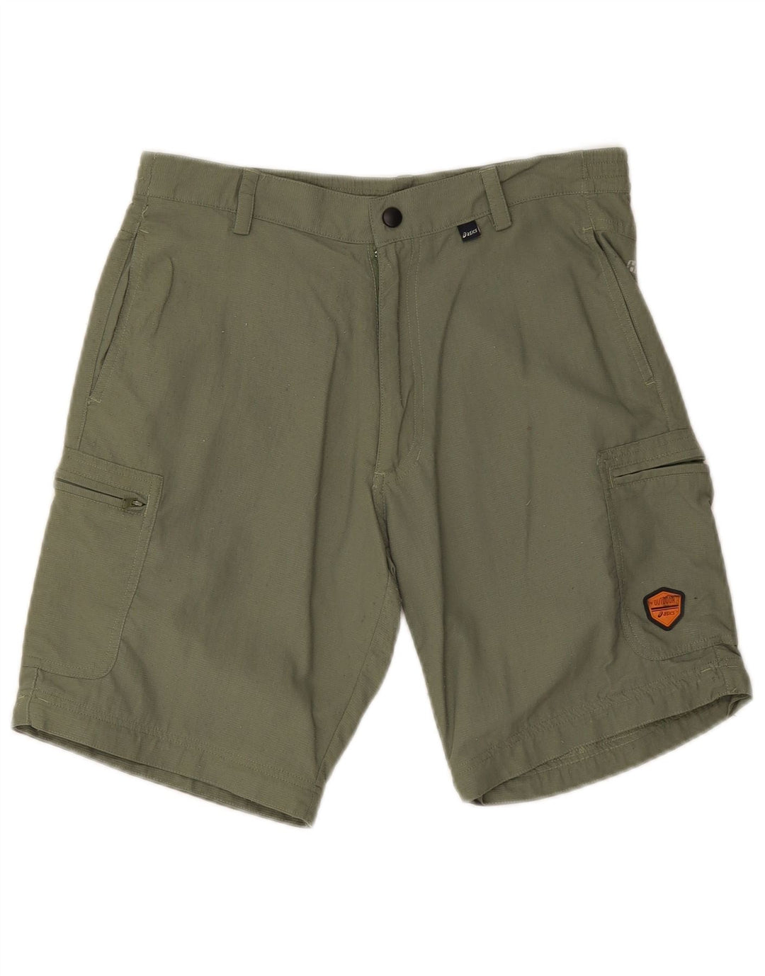 Shorts Cargo Feminino Asics Médio W28 Cáqui Poliamida