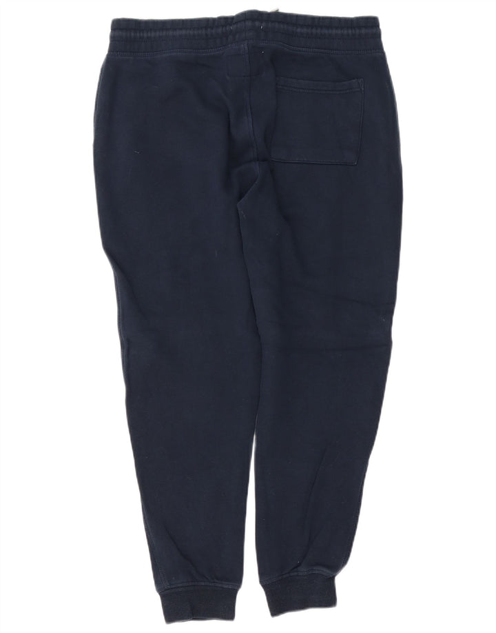 JACK & JONES Calça de treino masculina gráfica Joggers médio azul marinho