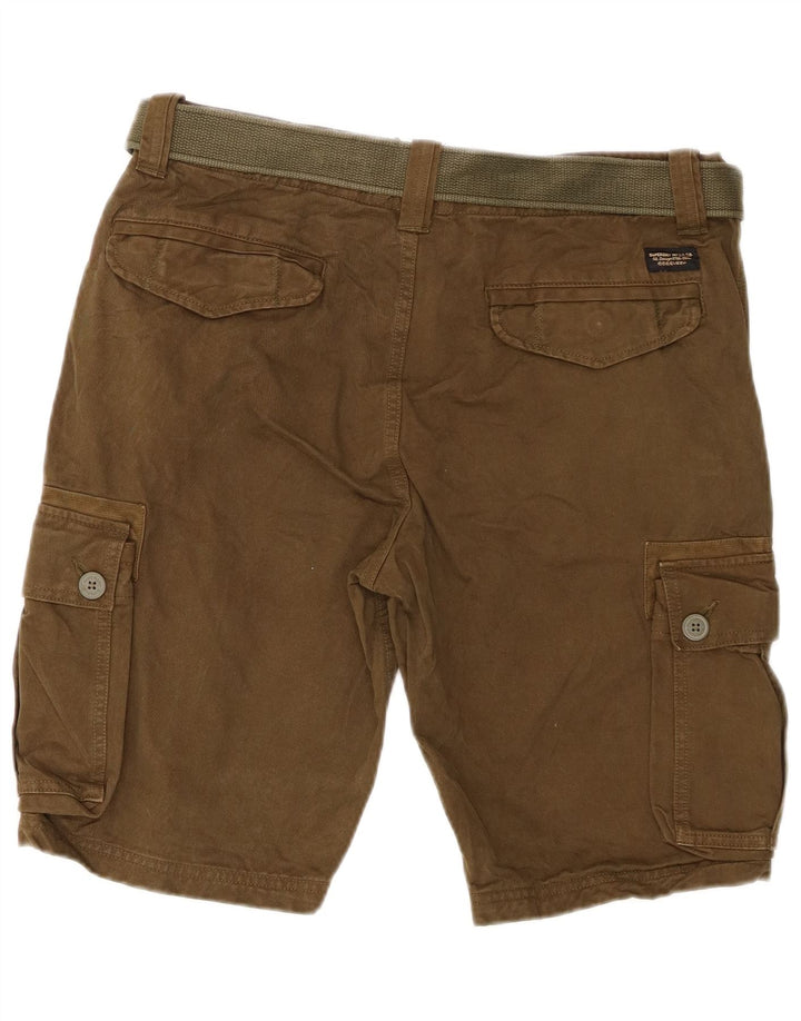 Shorts Cargo Masculino Superdry W32 Algodão Cáqui Médio