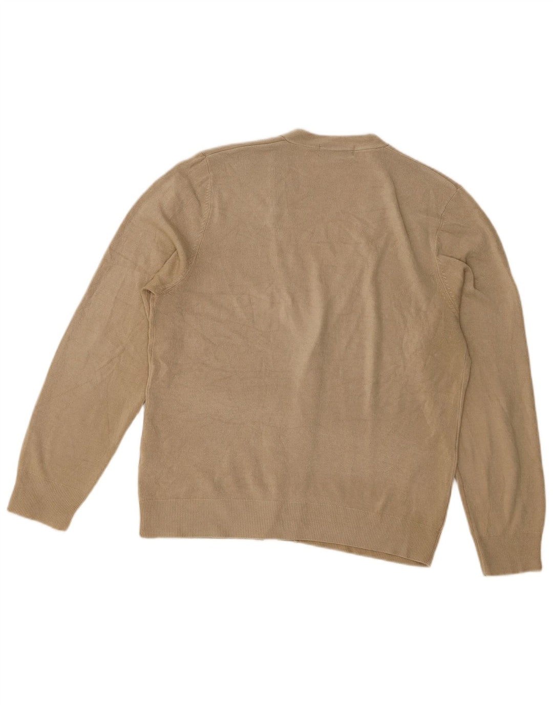 Suéter feminino Marks & Spencer Blue Harbor Cardigan Reino Unido 12 Médio Bege