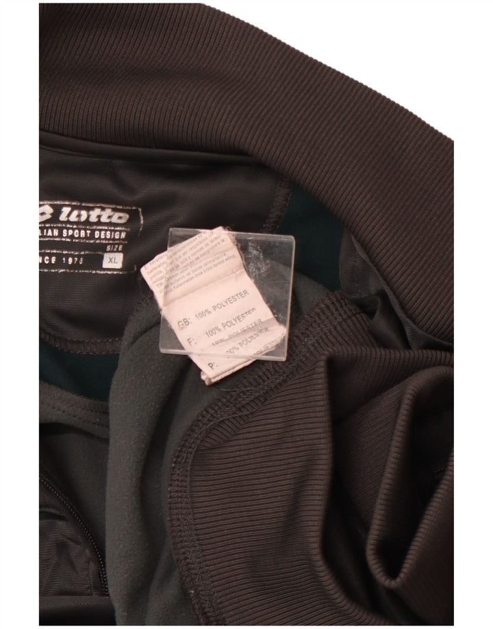 LOTTO Mens Treino Top Jaqueta XL Cinza Colourblock Poliéster