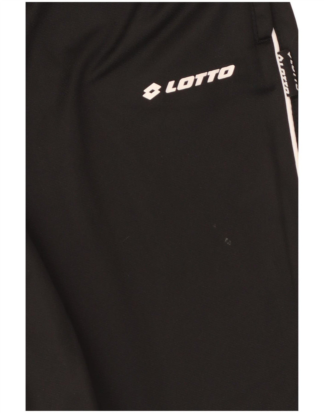 Calça de treino masculina Lotto Joggers grande poliéster preto