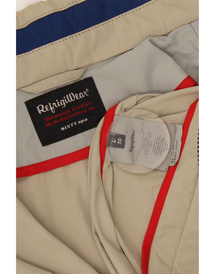 Jaqueta bomber masculina Refrigiwear IT 50 grande cáqui nylon
