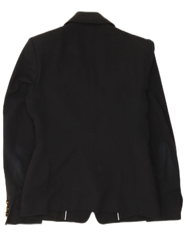 Jaqueta blazer feminina Marks & Spencer sob medida Reino Unido 6 XS preta