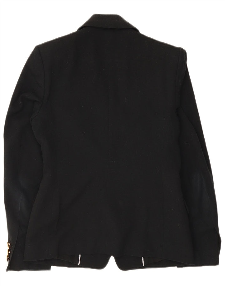 Jaqueta blazer feminina Marks & Spencer sob medida Reino Unido 6 XS preta