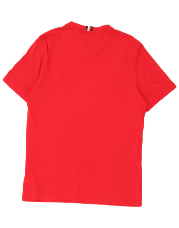 Camiseta masculina Tommy Hilfiger Regular Fit Top XS de algodão vermelho