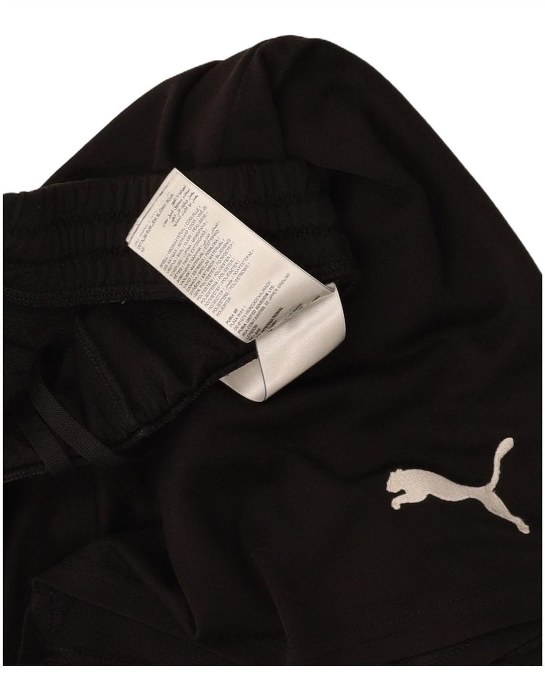 PUMA Womens AC Milan Sport Shorts UK 10 Pequeno Poliéster Preto