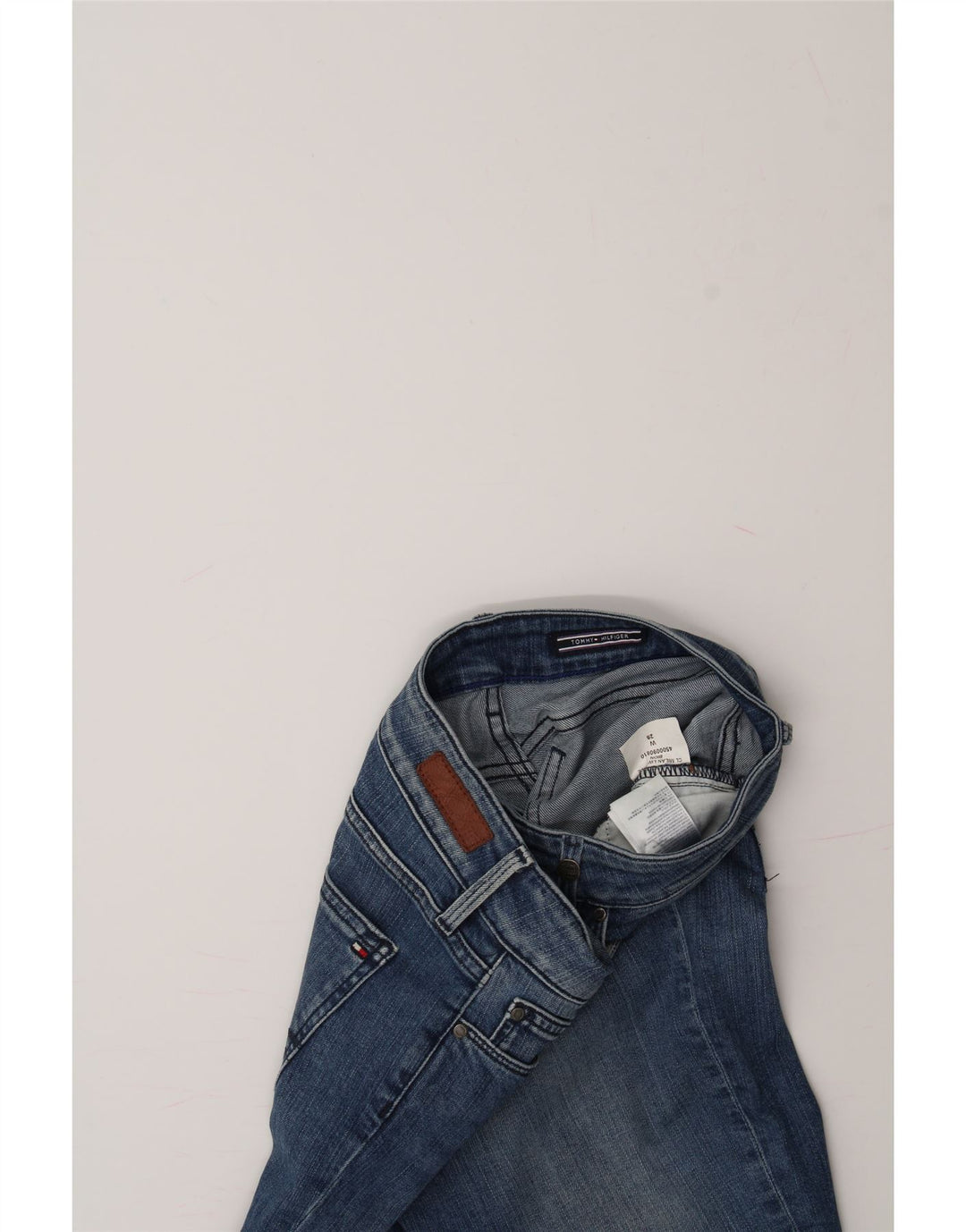 TOMMY HILFIGER Womens Slim Jeans W28 L27 Blue Cotton Vintage Tommy Hilfiger and Second-Hand Tommy Hilfiger from Messina Hembry 