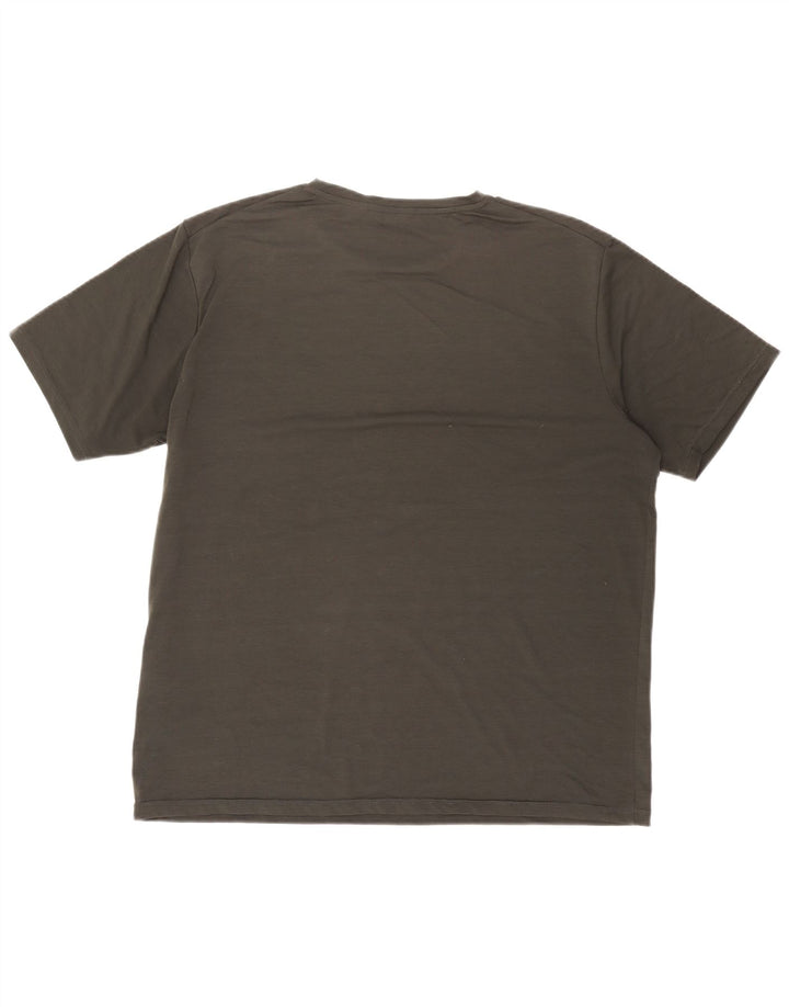 Camiseta masculina ROHAN grande poliéster cinza