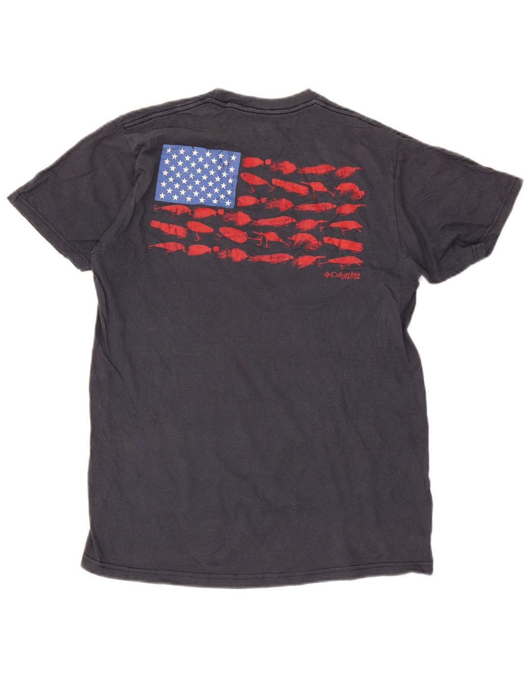 Camiseta Columbia Masculina Graphic Top Cinza Médio Algodão