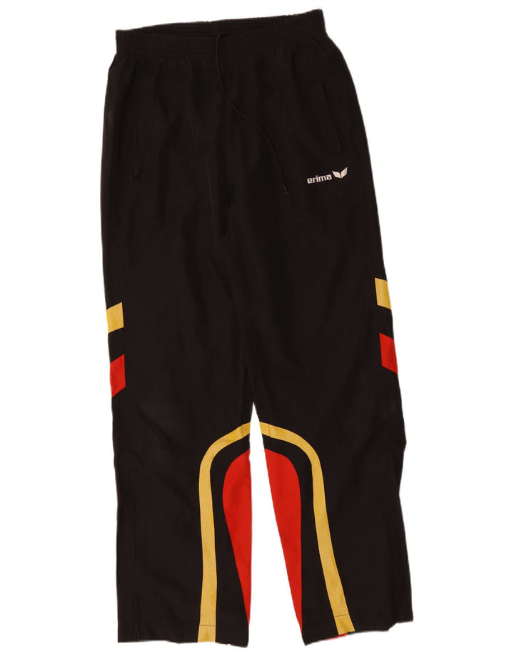 Calça de treino masculina ERIMA XL preta Colourblock poliéster