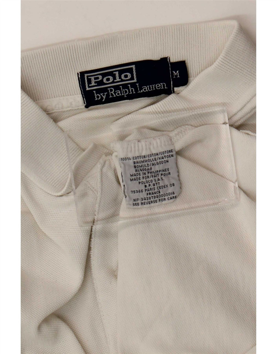 Polo Ralph Lauren Camisa masculina média algodão branco