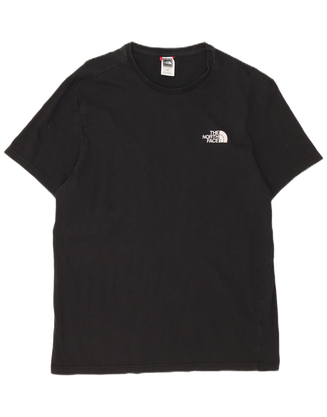 Camiseta masculina The North Face Top médio algodão preto