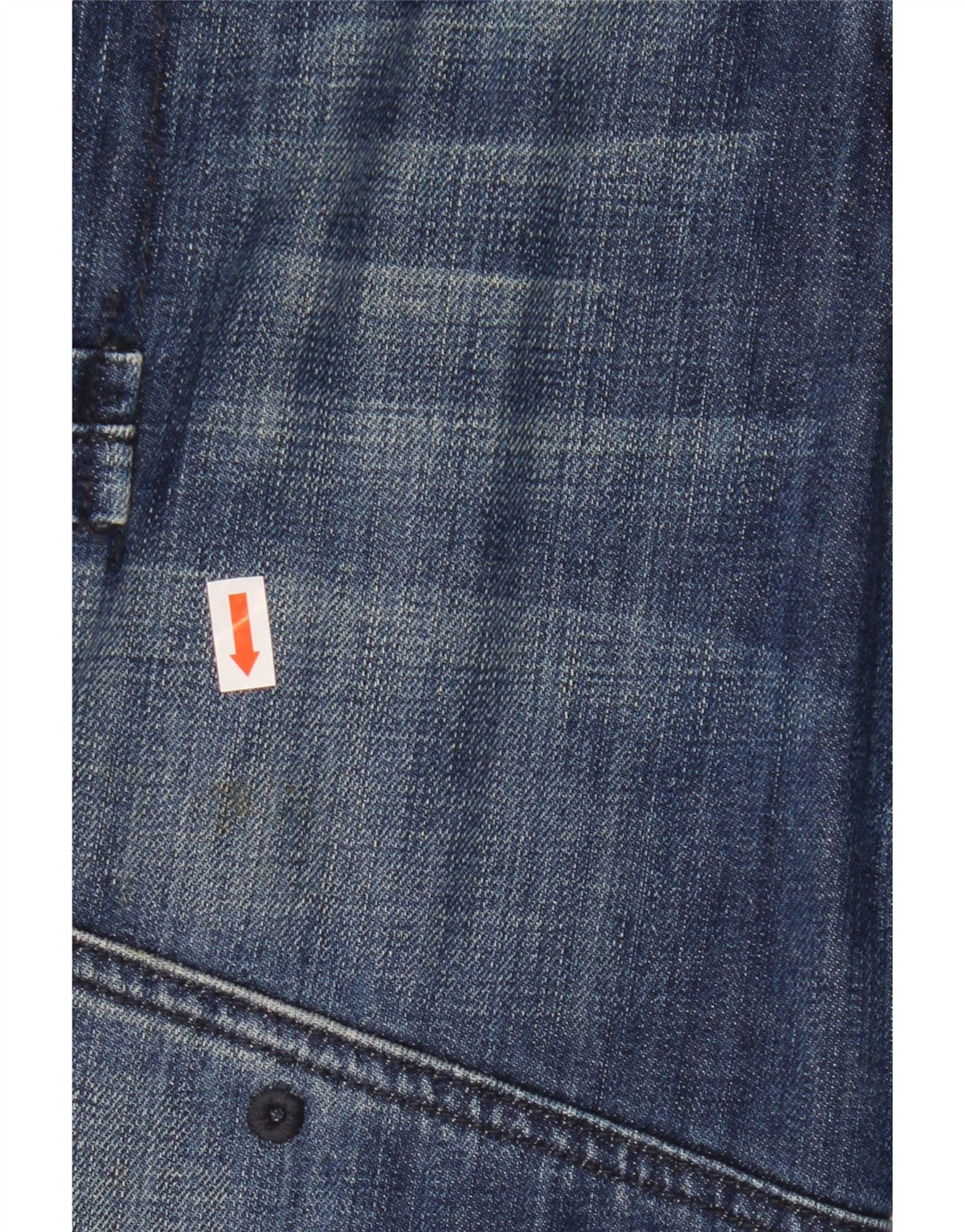 Calça jeans reta cargo masculina G-STAR W32 L32 algodão azul