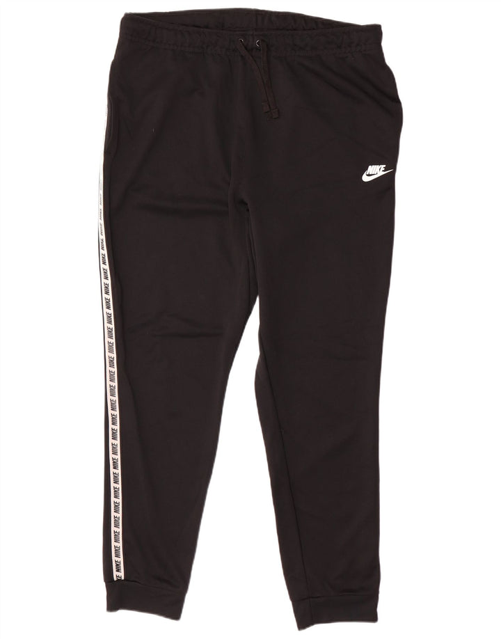 NIKE Mens Graphic Tracksuit Calças Joggers Grande Poliéster Preto