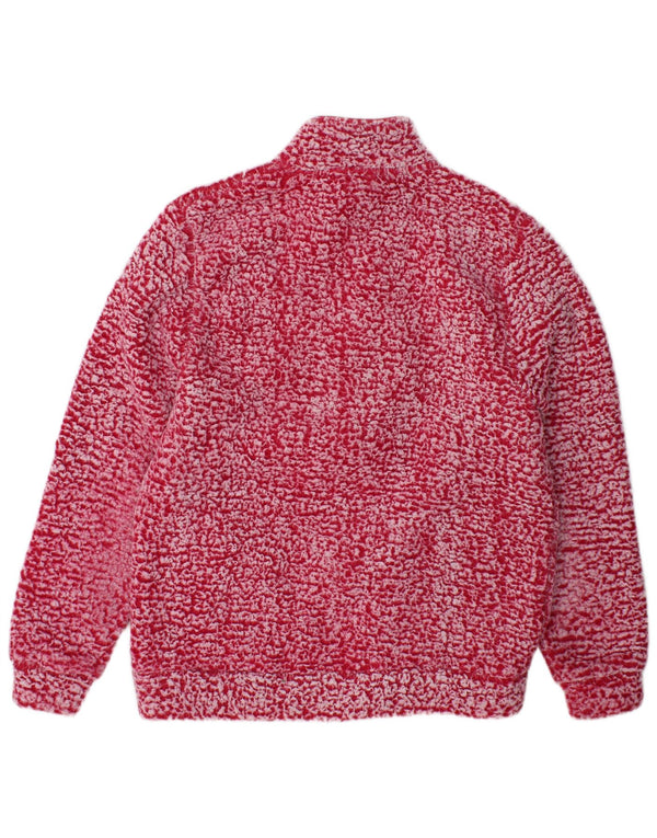 Jaqueta de lã feminina Umbro UK 18 XL poliéster manchado vermelho