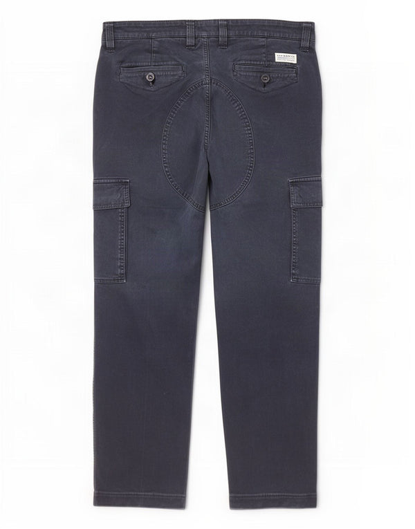 Calça cargo reta masculina North Sails IT 48 médio W32 L30 azul marinho
