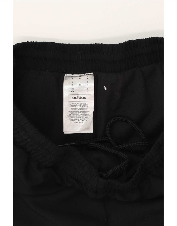Adidas Mens Treino Calças Joggers Médio Poliéster Preto