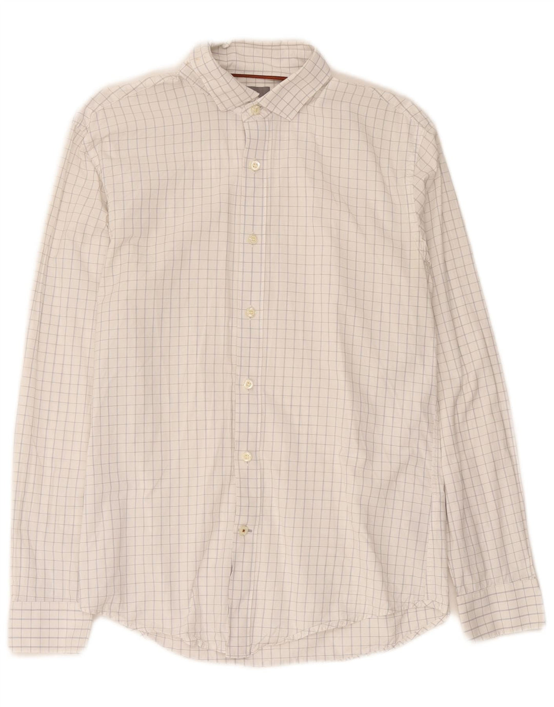 Camisa masculina Dockers médio off white algodão xadrez