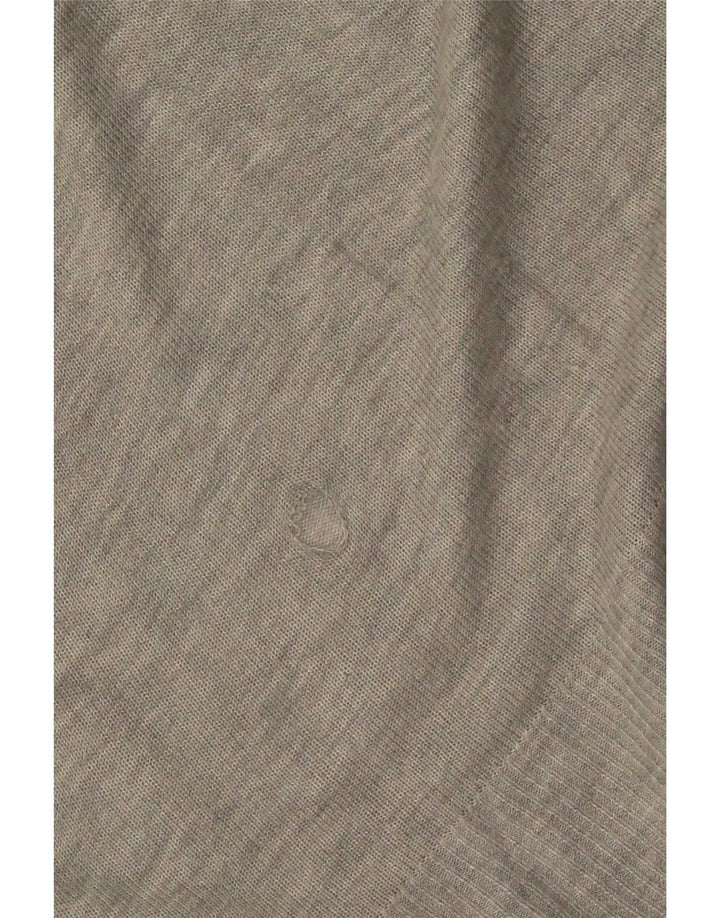 Zara blusa feminina oversized top UK 16 grande cinza
