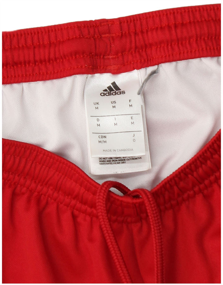 Adidas Mens Climalite Sport Shorts Médio Poliéster Vermelho